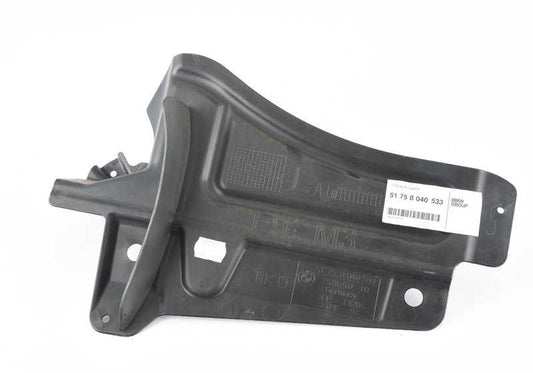 Revestimiento del suelo trasero izquierdo para BMW E92, E93 (OEM 51758040533). Original BMW.