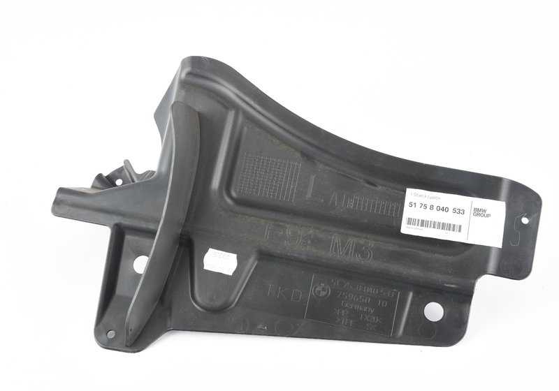 Revestimiento del suelo trasero izquierdo para BMW E92, E93 (OEM 51758040533). Original BMW.