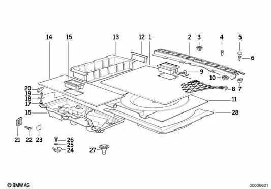 Acople para BMW E34 (OEM 51478120559). Original BMW.