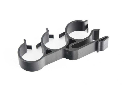 Triple hose bracket for BMW E83 (OEM 64213404342). Original BMW.