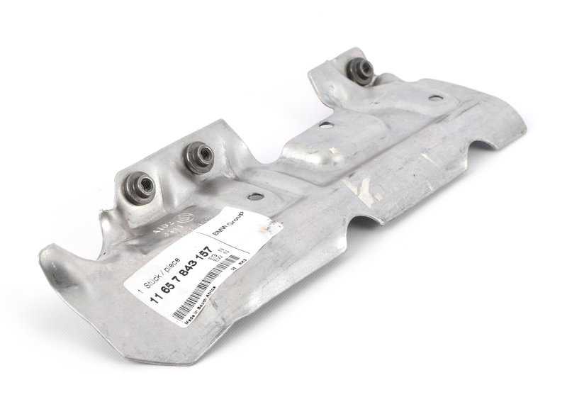 Protezione termica sinistra OEM 11657843157 per BMW F10, F06, F12, F13, F15. BMW originale.