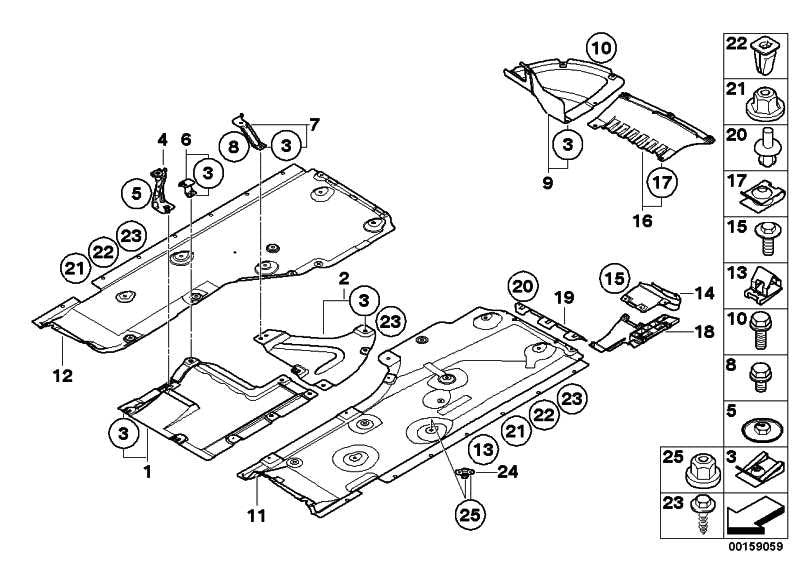 Revestimiento De Bajos Central Para Bmw E81 E87 E88 E90 E91 E92 E93 . Original Bmw. Recambios