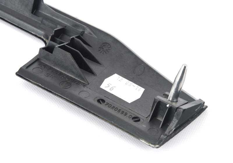 Decoración Alu I-Tablero Central para BMW E46 (OEM 51457830187). Original BMW