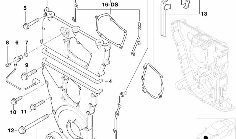 Señalizador para BMW Serie 3 E36 (OEM 12141743072). Original BMW