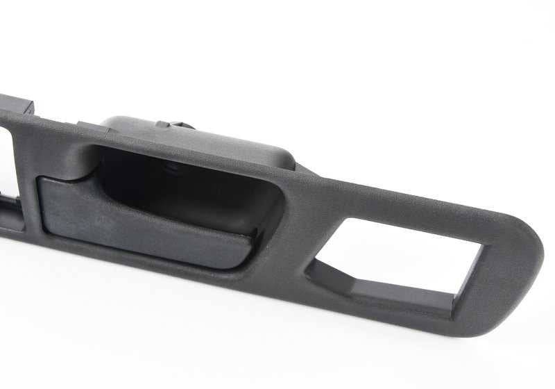 Left interior handle for BMW 5 Series E34 (OEM 51228137387). Original BMW.