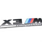 Rear Emblem "X3M" OEM 51148077609 for BMW F97 (X3 M). Original BMW