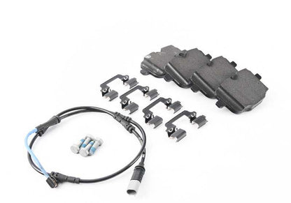 Conjunto de pastilhas de freio com sensor de pastilha para BMW F10, F06, F12, F13, F10N, F06N, F12N, F13N (OEM 34212449304). BMW original