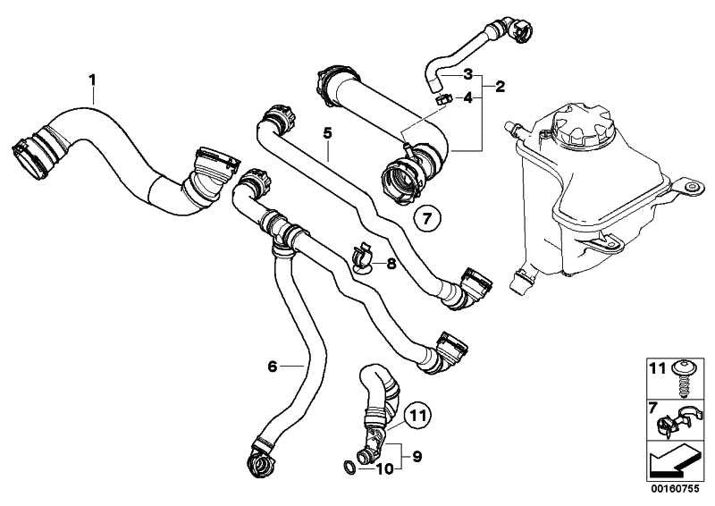 Manguito Radiador Inferior Termostato Para Bmw E88 E82 E90 E91 E92 E93 E84 . Original Recambios