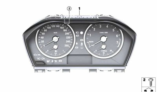 INSTRUMENT TABLE OEM 62105A03E60 for BMW F45, F46, F48, F49. Original BMW.