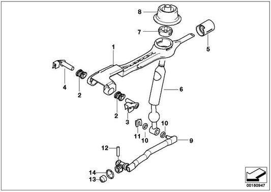 Varilla De Cambio Con Junta Para Bmw E46 Serie 3 . Original Recambios