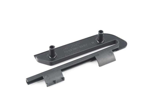 Tapadera de Rollo de Protección Solar derecha para BMW Serie 7 E38 (OEM 51468191960). Original BMW