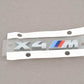 Emblema de rejilla frontal izquierda OEM 51118082586 para BMW F98 (X4 M). Original BMW.