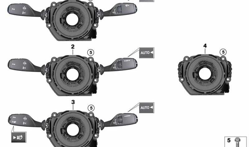 Steering Column Control Center for BMW F52, I12, I15, F26, F16, F86 (OEM 61316827375). Original BMW