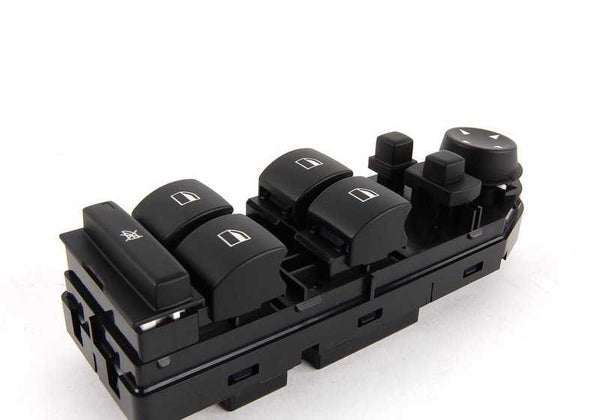 Interruptor elevavidrios lado del conductor para BMW E83, E83N (OEM 61313414355). Original BMW.