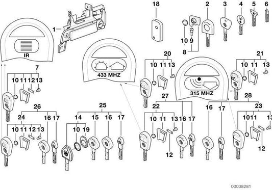 Manija / Abrepuertas Exterior Para Bmw E36. Original Recambios