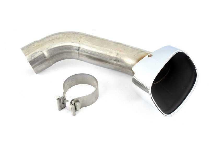 Exhaust Pipe Trim for BMW X5 E70N (OEM 18307562546). Original BMW