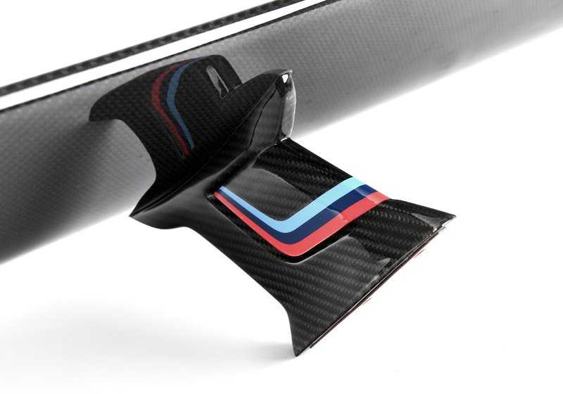 Spoiler trasero en color iridiscente de carbono M Performance Original para BMW F32 F82 F87