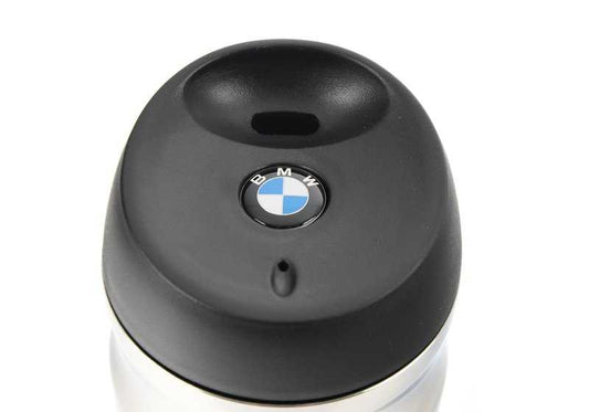 Termo / bote plateado / negro de BMW. Original BMW