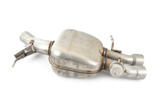 Silenciador trasero izquierdo con válvula de escape para BMW F06, F12, F13 (OEM 18307849760). Original BMW