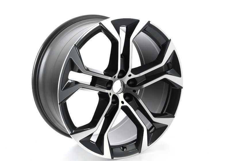 Y-Type Alloy Wheel 744 for BMW X5 G05, G05N, G18, G18N, X6 G06 (OEM 36116883762). Original BMW