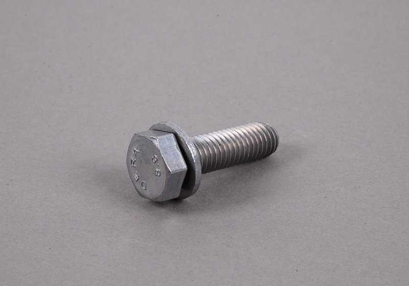 Hexagonal screw with washer OEM 07119905530 for BMW E87, G42, G87, E36, E46, E90, E91, E92, E93, G20, G21, G26, E34, E39, E60, E61, E23, E38, E65, E83, E83, E53, E53, E70, E70, E70, E70, E70, E70, E70 E71, E72, F86, E85, E86. BMW original.