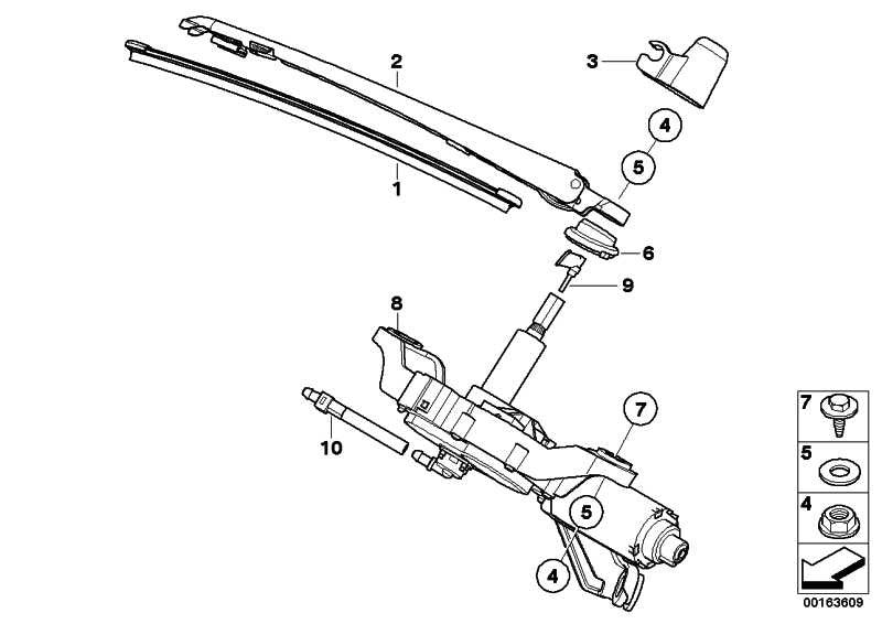 Motor Limpiaparabrisas Luneta Trasera Serie 1 Para Bmw E81 E87 . Original Bmw. Recambios