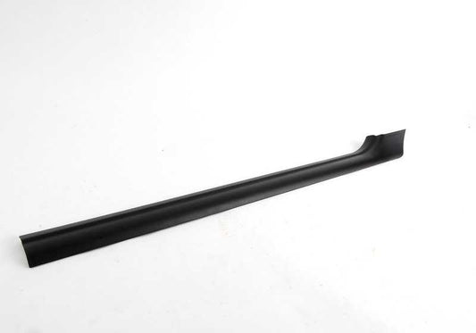 Right inner door sill moulding for BMW 3 Series E46 (OEM 51478239968). Original BMW.