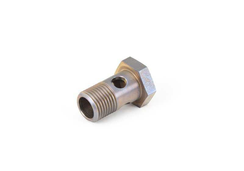 Hollow screw for BMW 5 Series E60, E61N 6 Series E63, E64 (OEM 17222283134). Original BMW.