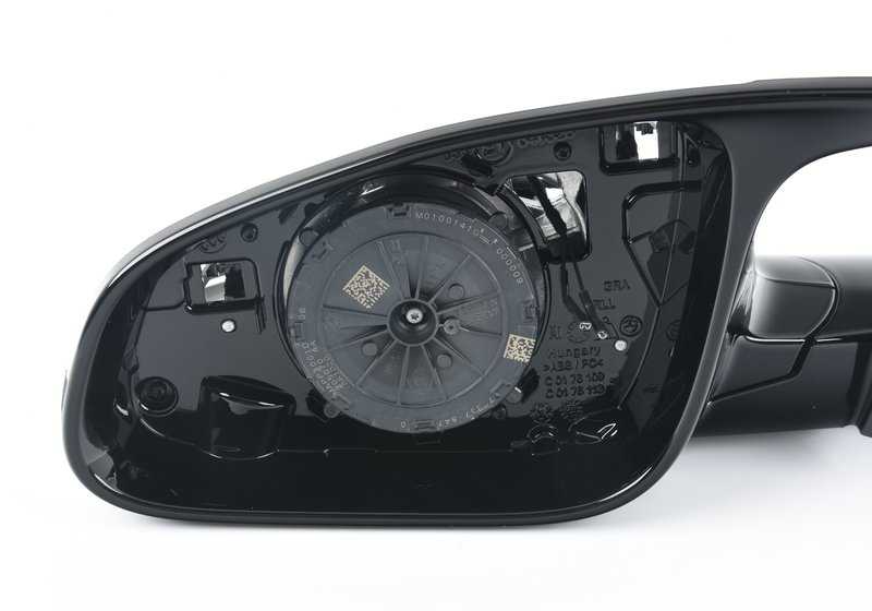 Boîtier de miroir M sans verre à chaleur gauche OEM 51168080453 pour BMW F87. BMW d'origine.