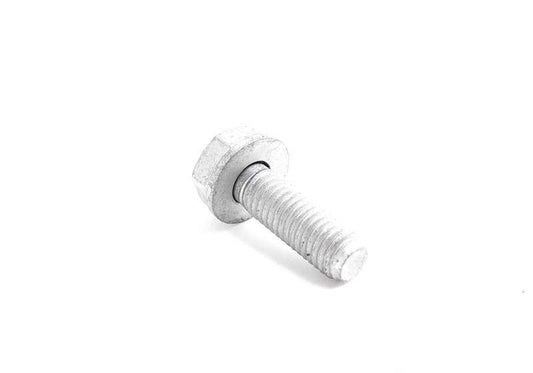 Hexagon screw with washer for BMW 1 Series F20, F21, F40, F52, 2 Series F22, F23, F45, F46, F87, G42, 3 Series E46, E90, E91, E92, E93, F30, F31, F34, F35, F80, G20, G21, G28, G80, Series 4 F32, F33, F36, F82, G22, G23, G26, G82, Series 5 E60, E61, F07,