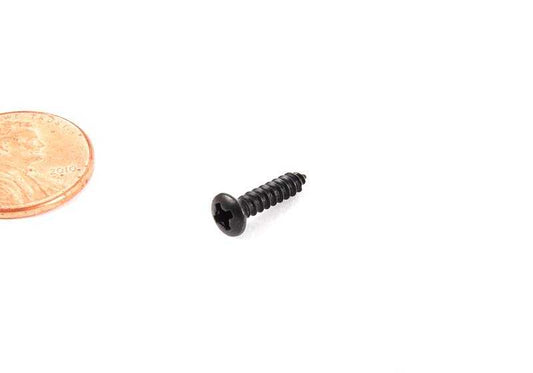 Countersunk lens head screw for BMW E21, E30, E12, E28, E34, E24, E23, E31 (OEM 07119902412). Original BMW.