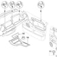 Moldura Color Plata De La Consola Central Para Bmw E53. Original Recambios