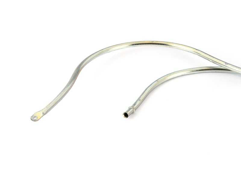 Front guide tube for BMW 5 Series E34 (OEM 54128169817). Original BMW.