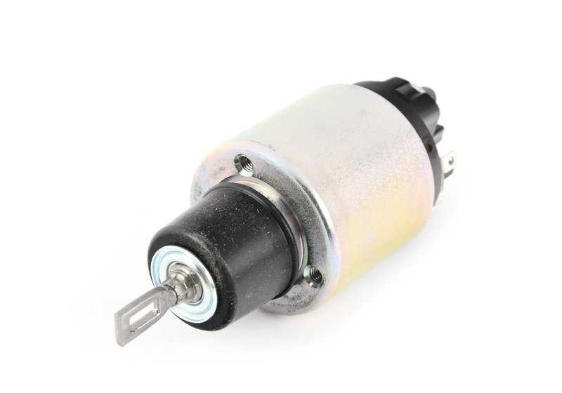 Solenoide de arranque OEM 12418518200 para BMW E81, E82, E87, E88, F20, F21, F22, E90, E91, E92, E93, F30, F31, F34, F32, F33, F36, F07, F10, F11, F06, F12, F13, F01, F02, E84, E83, F25, F15, F16. Original BMW.