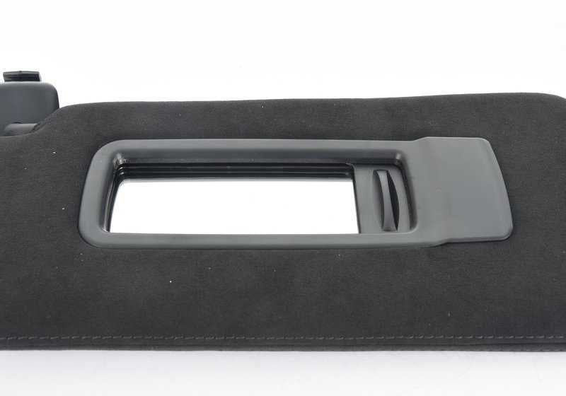 Visera solar Alcantara izquierda para BMW X5 F95, G05, X7 G07, XM G09 (OEM 51165A2A0E7). Original BMW