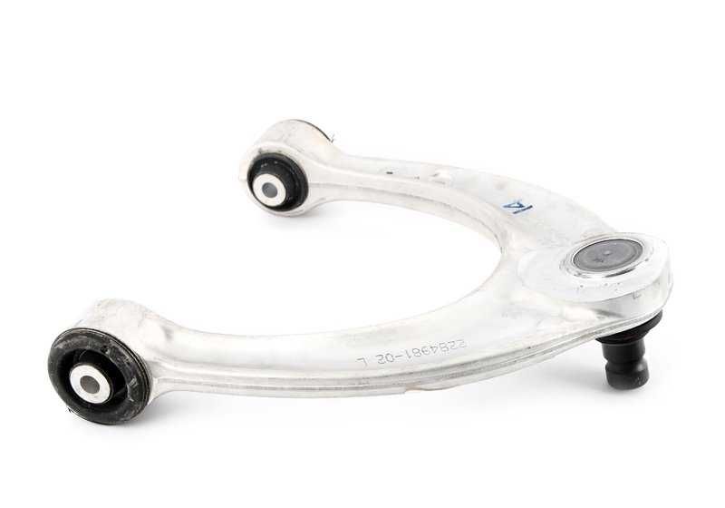 Brazo de control superior izquierdo para BMW F10, F06, F12, F13 (OEM 31122284981). Original BMW.