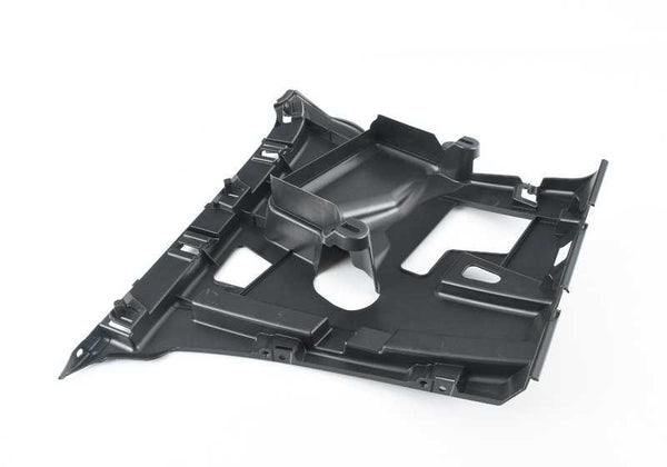 Guía lateral derecha del parachoques para BMW F30, F35N (OEM 51127384466). Original BMW.