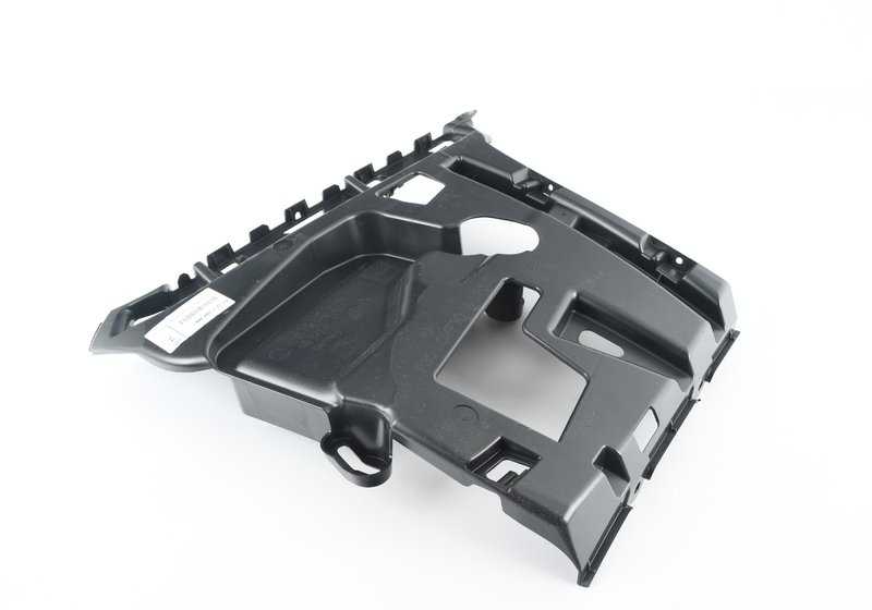 Guía lateral derecha del parachoques para BMW F30, F35N (OEM 51127384466). Original BMW.