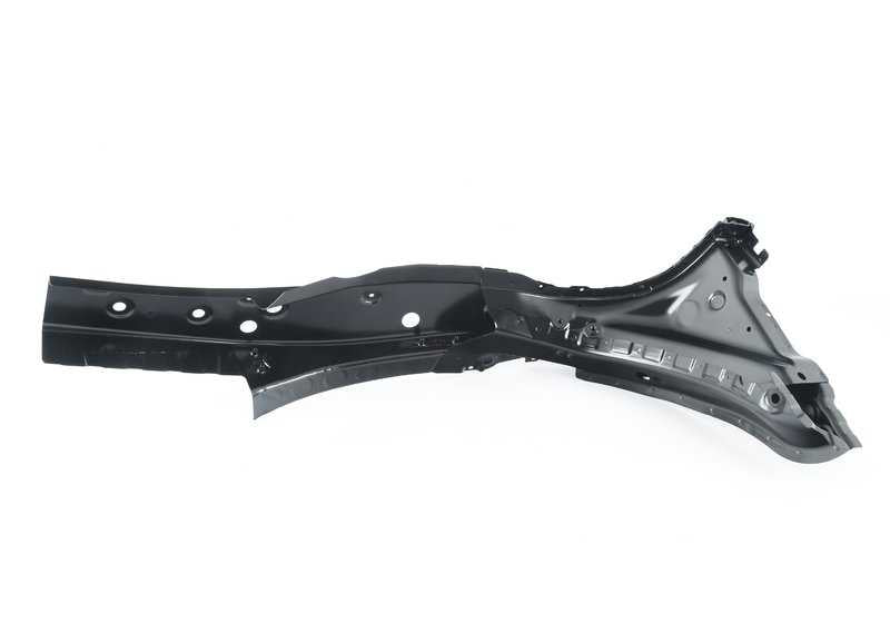 Soporte del paso de rueda delantero izquierdo OEM 41107261463 para BMW F10, F11, F06, F12, F13. Original BMW