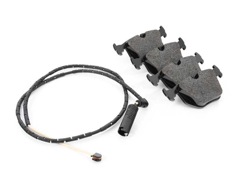 Juego de Pastillas de Freno traseras con Sensor para BMW E83. . Original BMW