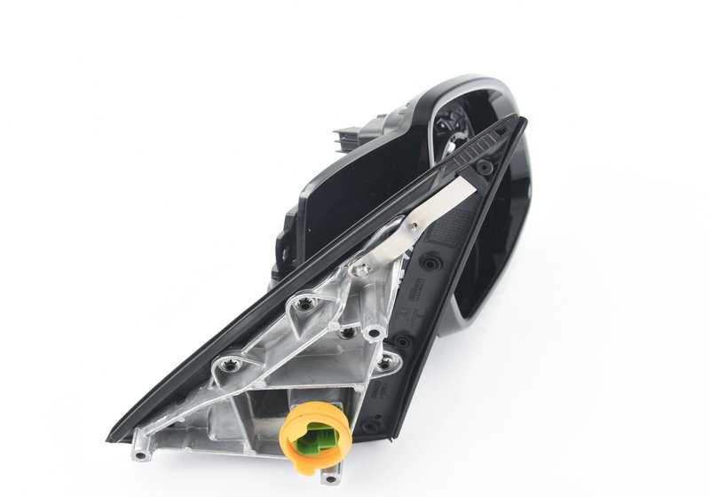 Espejo exterior sin cristal calefactado derecho para BMW X5 F15 (OEM 51167364052). Original BMW