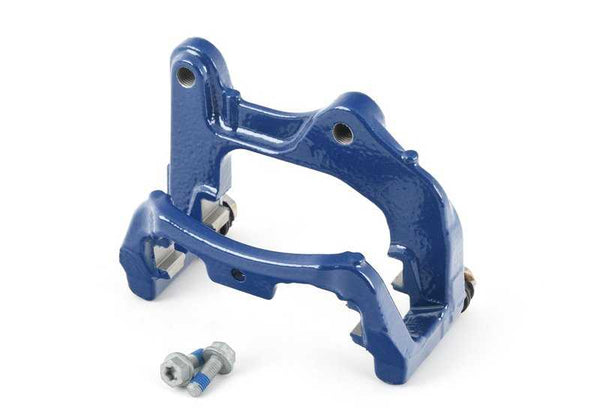 Soporte de freno azul derecho para BMW Serie 2 G87, Serie 3 G80, G81, Serie 4 G82, G83, Serie 5 G30, G31, Serie 7 G11, G12, Serie 8 G14, G15, G16 (OEM 34206883006). Original BMW