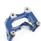 Soporte de freno azul derecho para BMW Serie 2 G87, Serie 3 G80, G81, Serie 4 G82, G83, Serie 5 G30, G31, Serie 7 G11, G12, Serie 8 G14, G15, G16 (OEM 34206883006). Original BMW