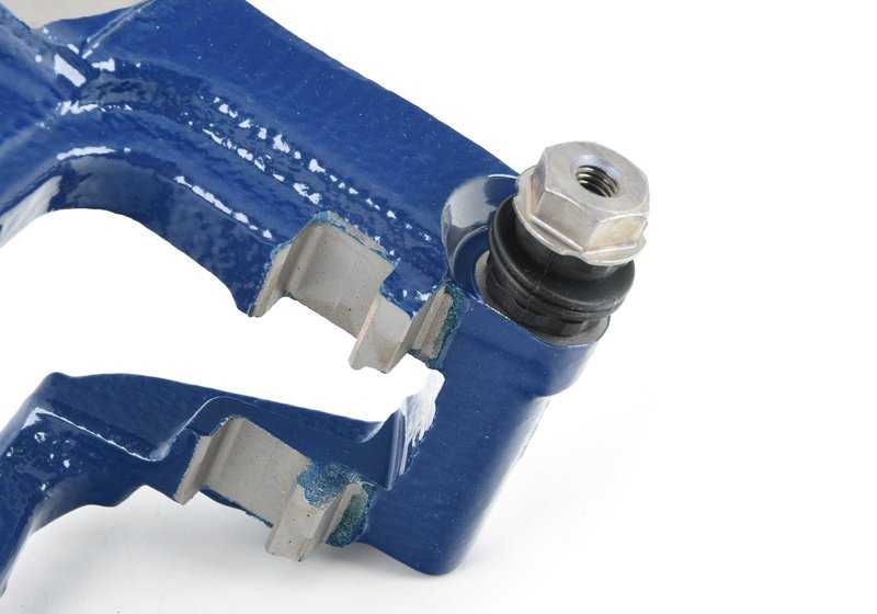 Soporte de freno azul derecho para BMW Serie 2 G87, Serie 3 G80, G81, Serie 4 G82, G83, Serie 5 G30, G31, Serie 7 G11, G12, Serie 8 G14, G15, G16 (OEM 34206883006). Original BMW