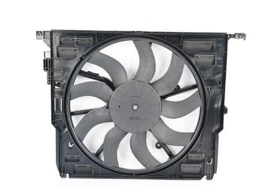 Zócalo de ventilador con ventilador para BMW Serie 5 F07, F10, F11, F18 Serie 6 F06, F12, F13 Serie 7 F01, F02 (OEM 17427647652). Original BMW.