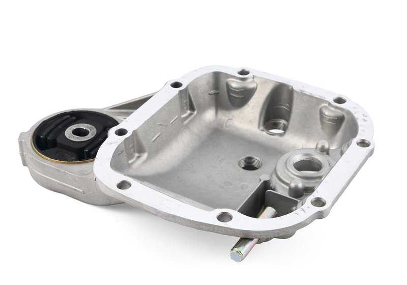 Soporte de diferencial con goma OEM 33117507770 para BMW E36, Z3. Original BMW.