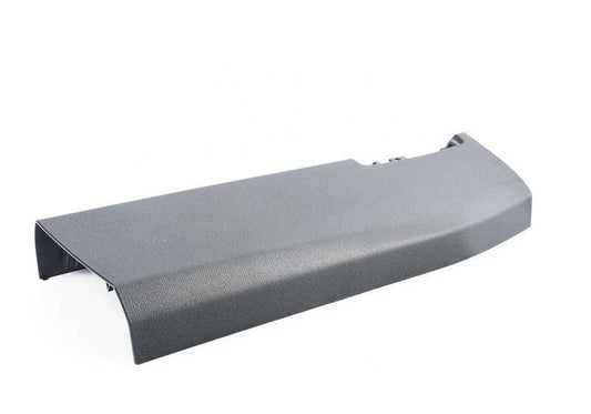 Lower left B-pillar cover for BMW E70 (OEM 51436971871). Original BMW