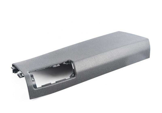 Lower left B-pillar cover for BMW E70 (OEM 51436971871). Original BMW