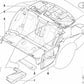 Left rear door acoustic insulation for BMW E39 (OEM 51488159937). Genuine BMW