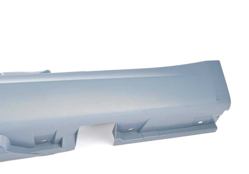 Primed right side bumper cover for BMW E63N, E64N (OEM 51777181988). Original BMW